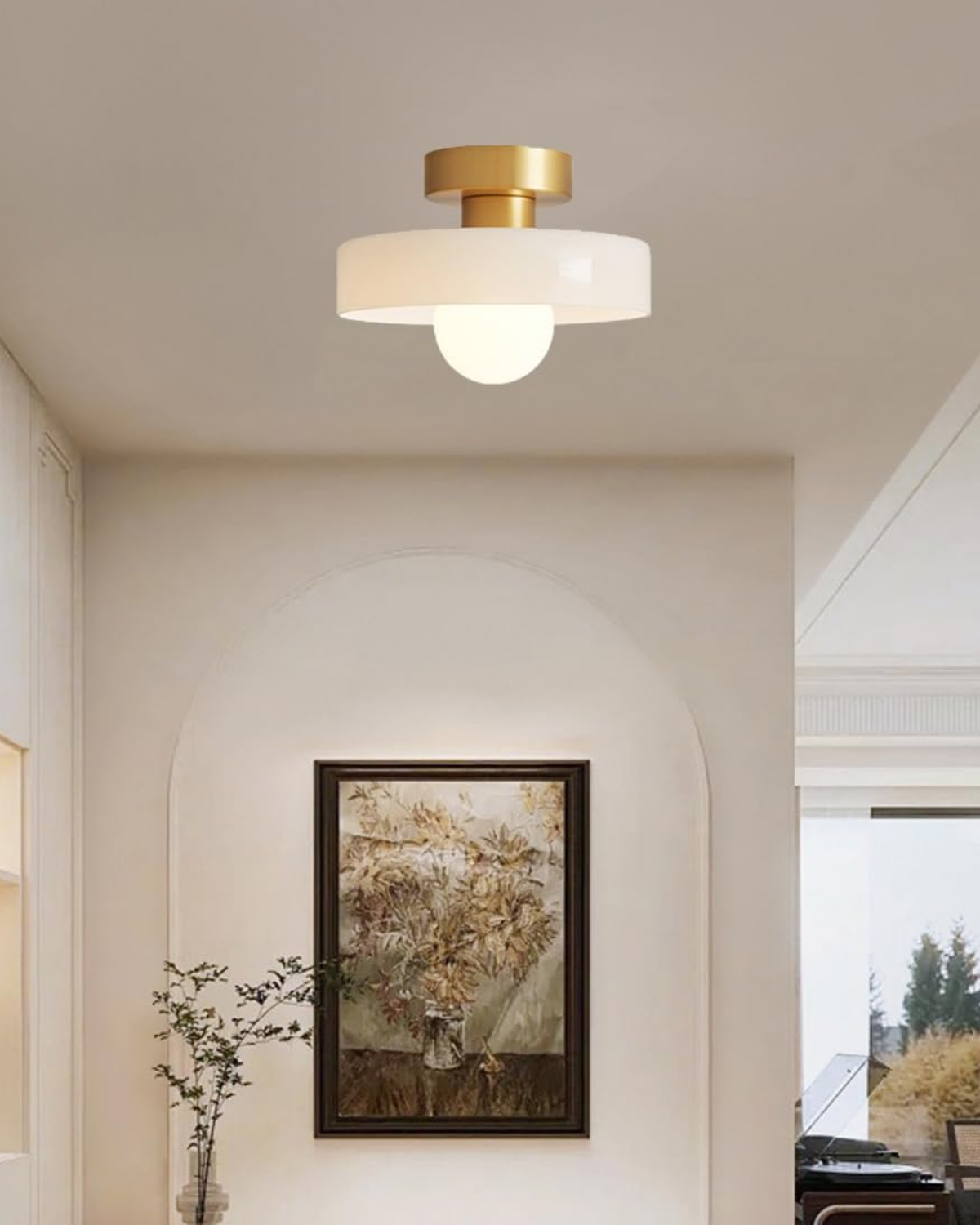 Contemporary Brass Pendant Light — view 14