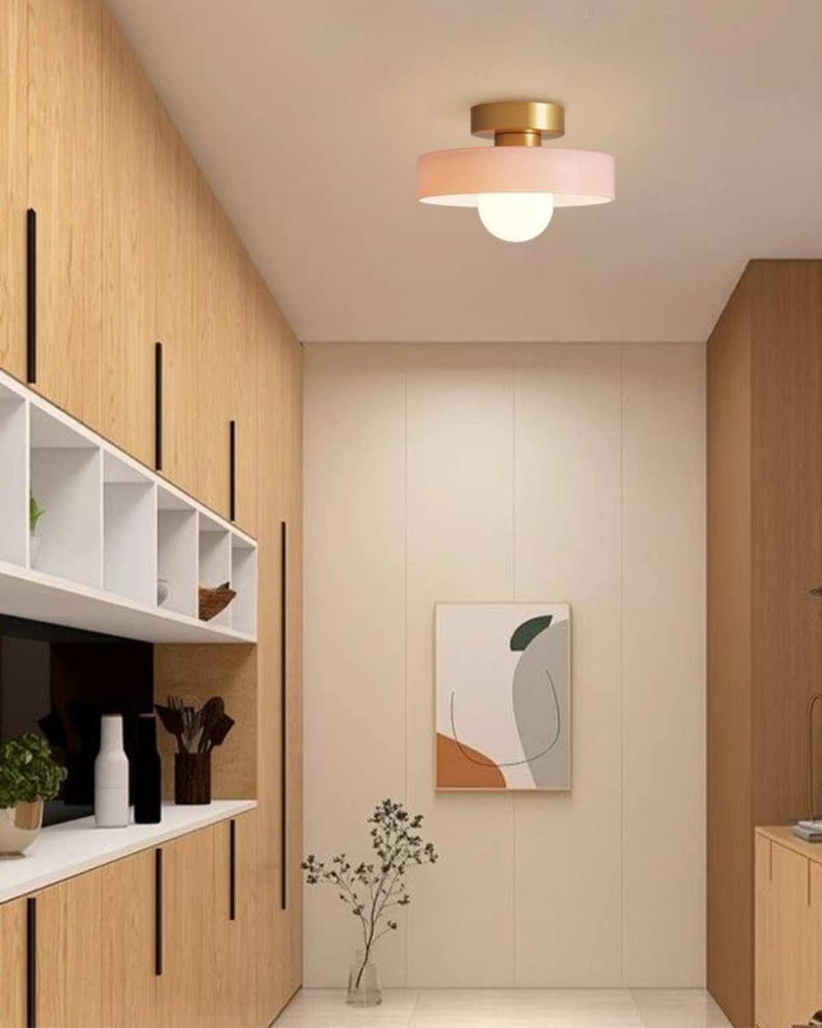 Contemporary Brass Pendant Light — view 25