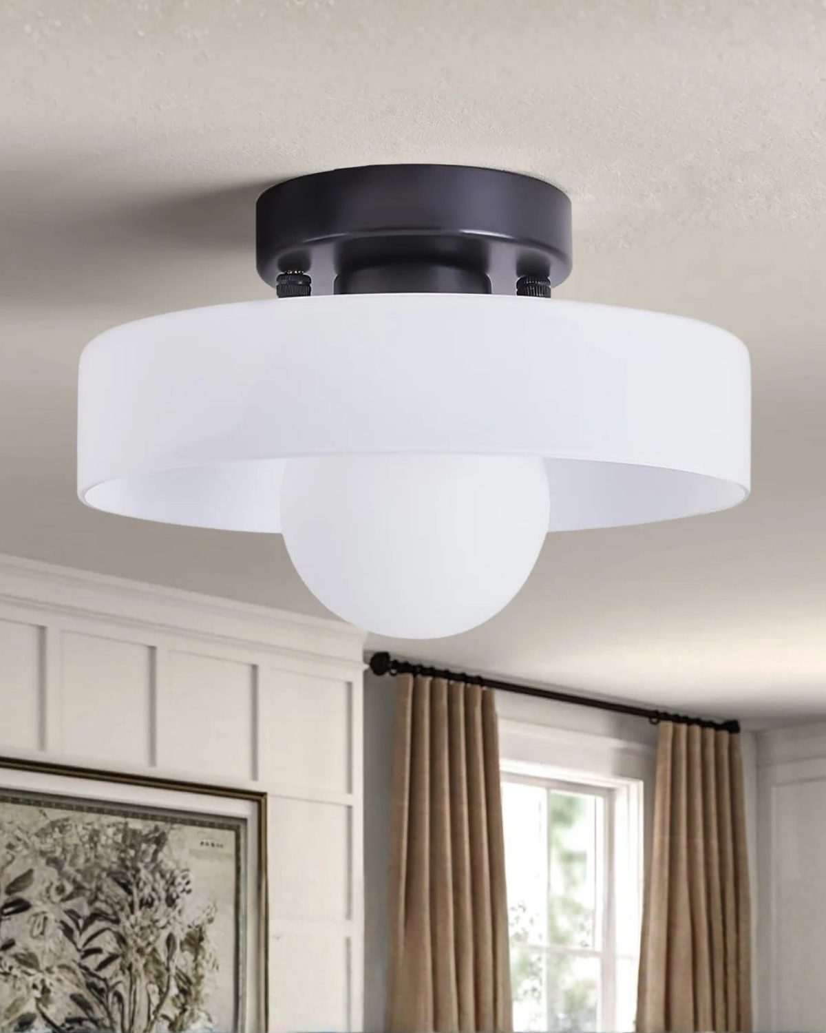 Contemporary Brass Pendant Light — view 3
