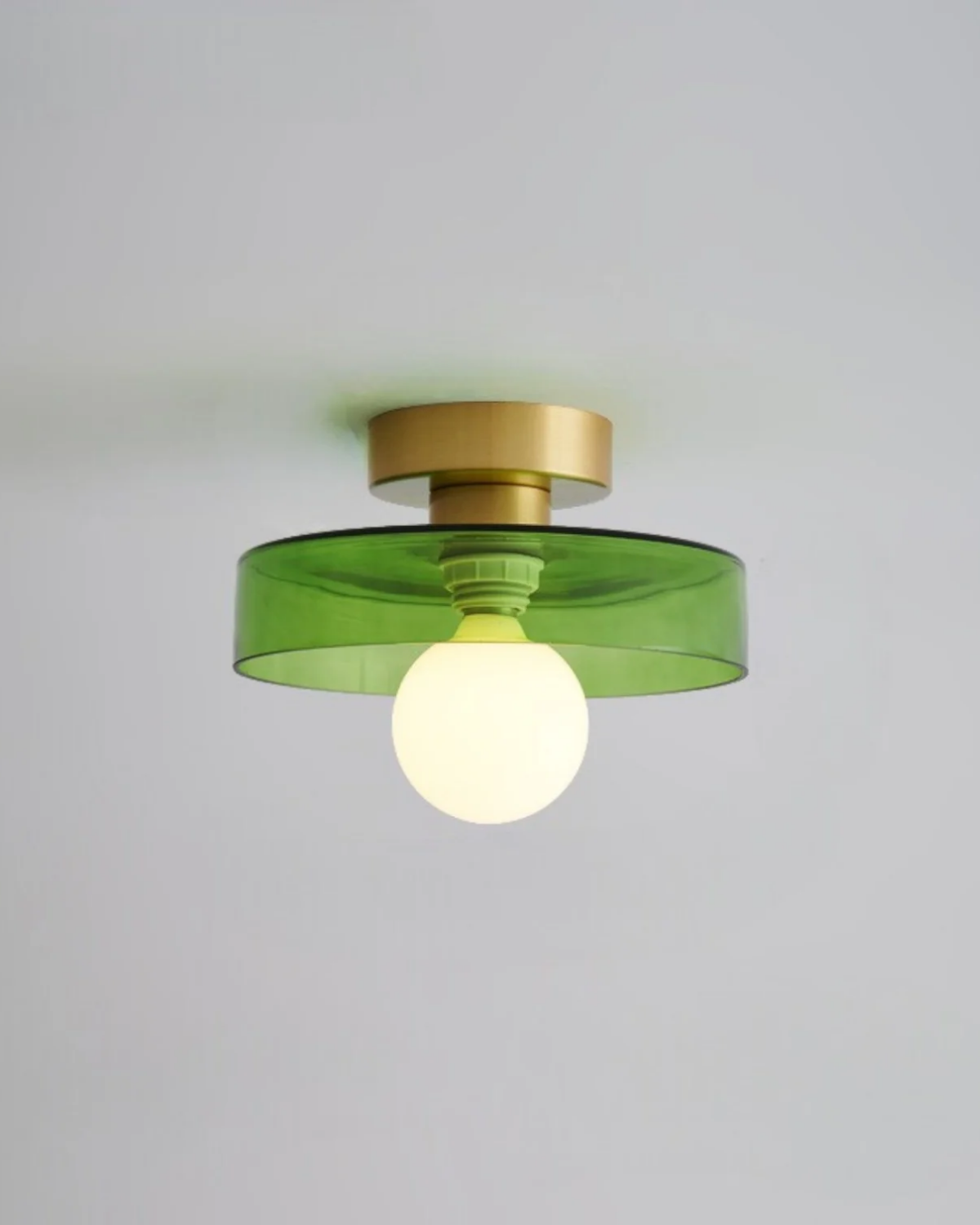 Contemporary Brass Pendant Light — view 35