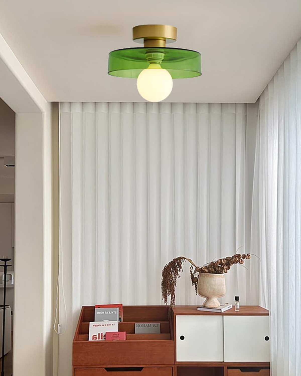 Contemporary Brass Pendant Light — view 38