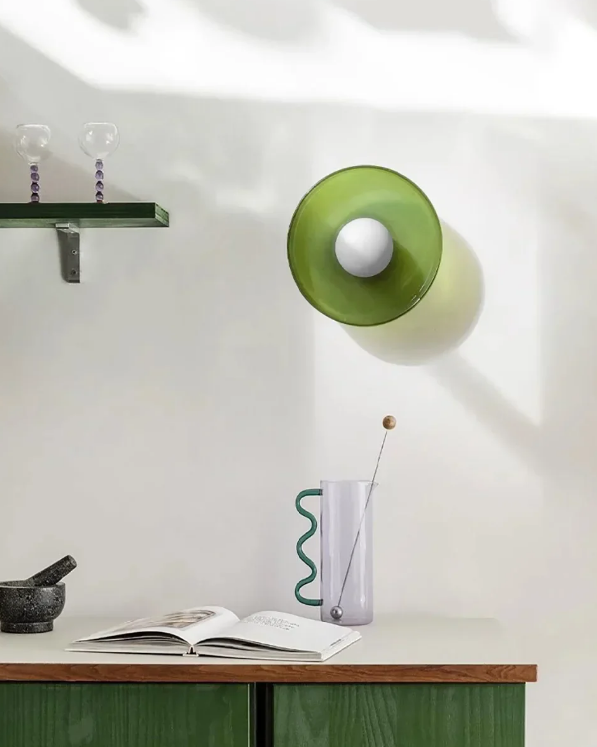 Contemporary Brass Pendant Light — view 39