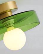 Contemporary Brass Pendant Light — view 41