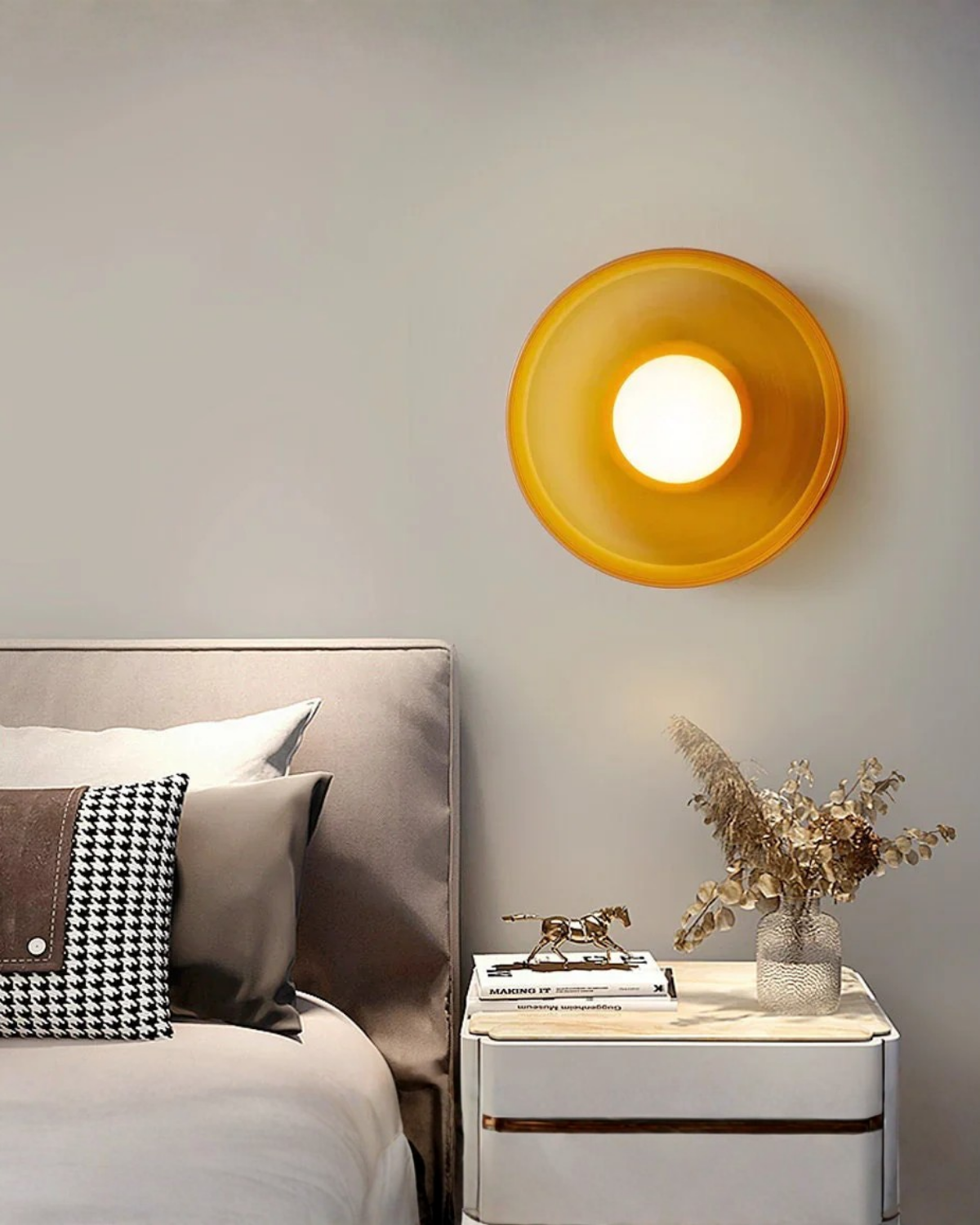 Contemporary Brass Pendant Light — view 44