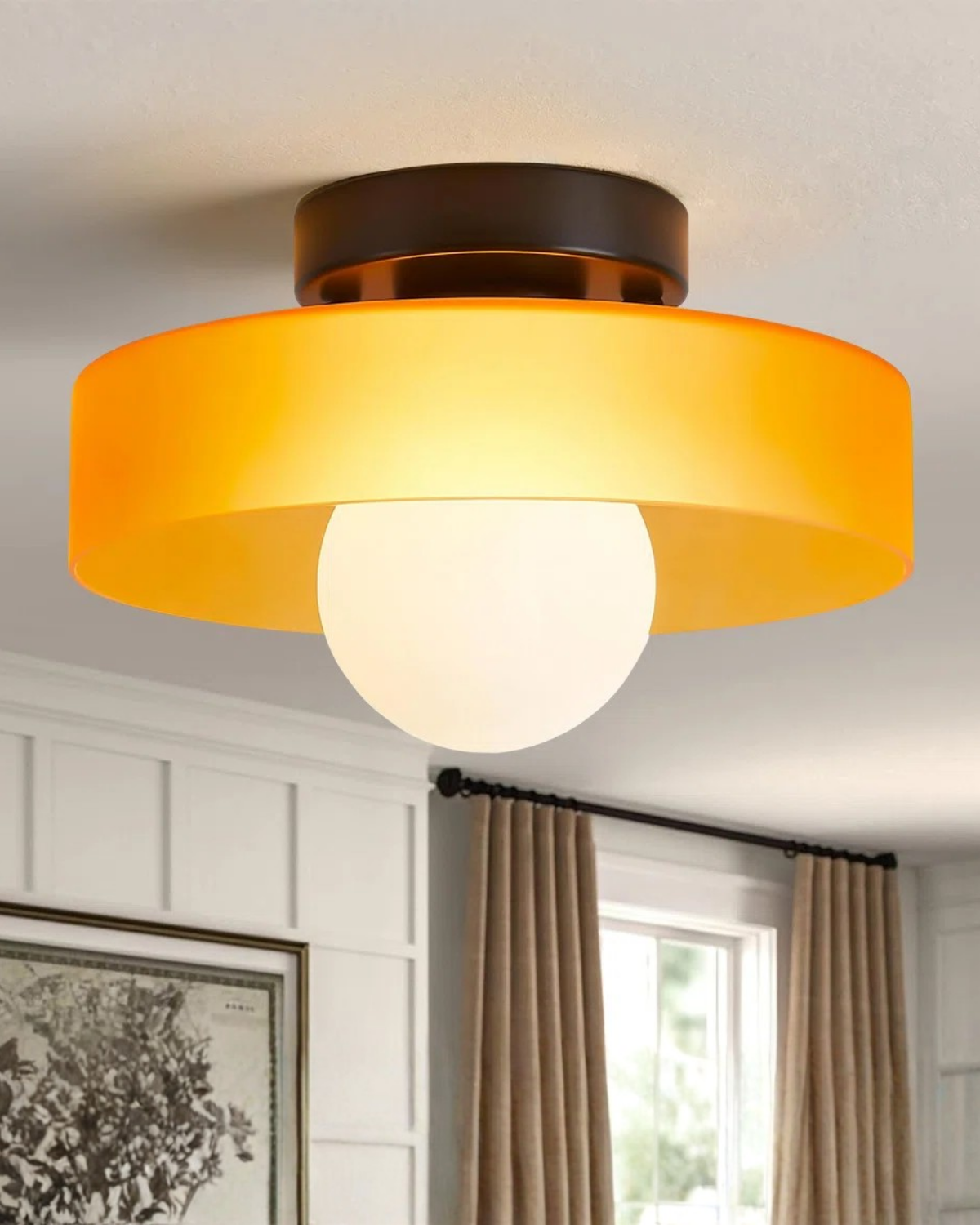 Contemporary Brass Pendant Light — view 45