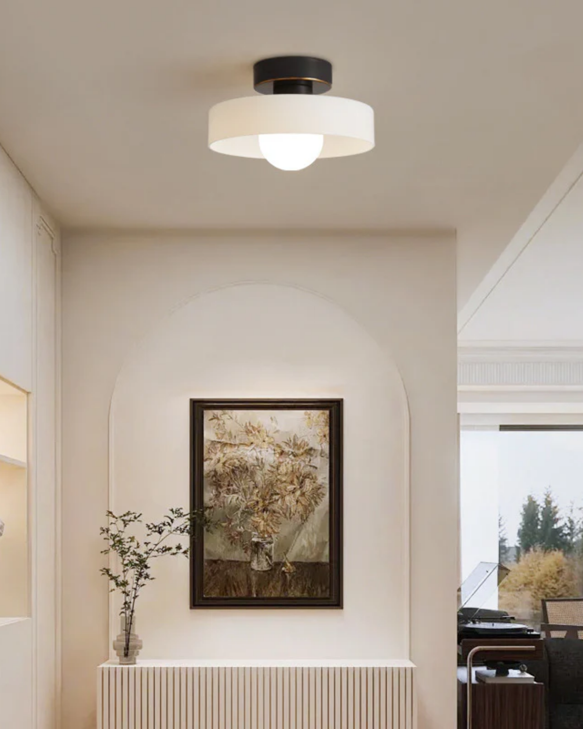 Contemporary Brass Pendant Light — view 7