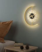Designer Brass Clock — view 2