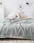 Industrial Linen-Shade Throw Blanket — view 13