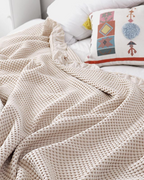 Industrial Linen-Shade Throw Blanket — view 19