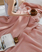 Industrial Linen-Shade Throw Blanket — view 3