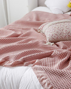 Industrial Linen-Shade Throw Blanket — view 5