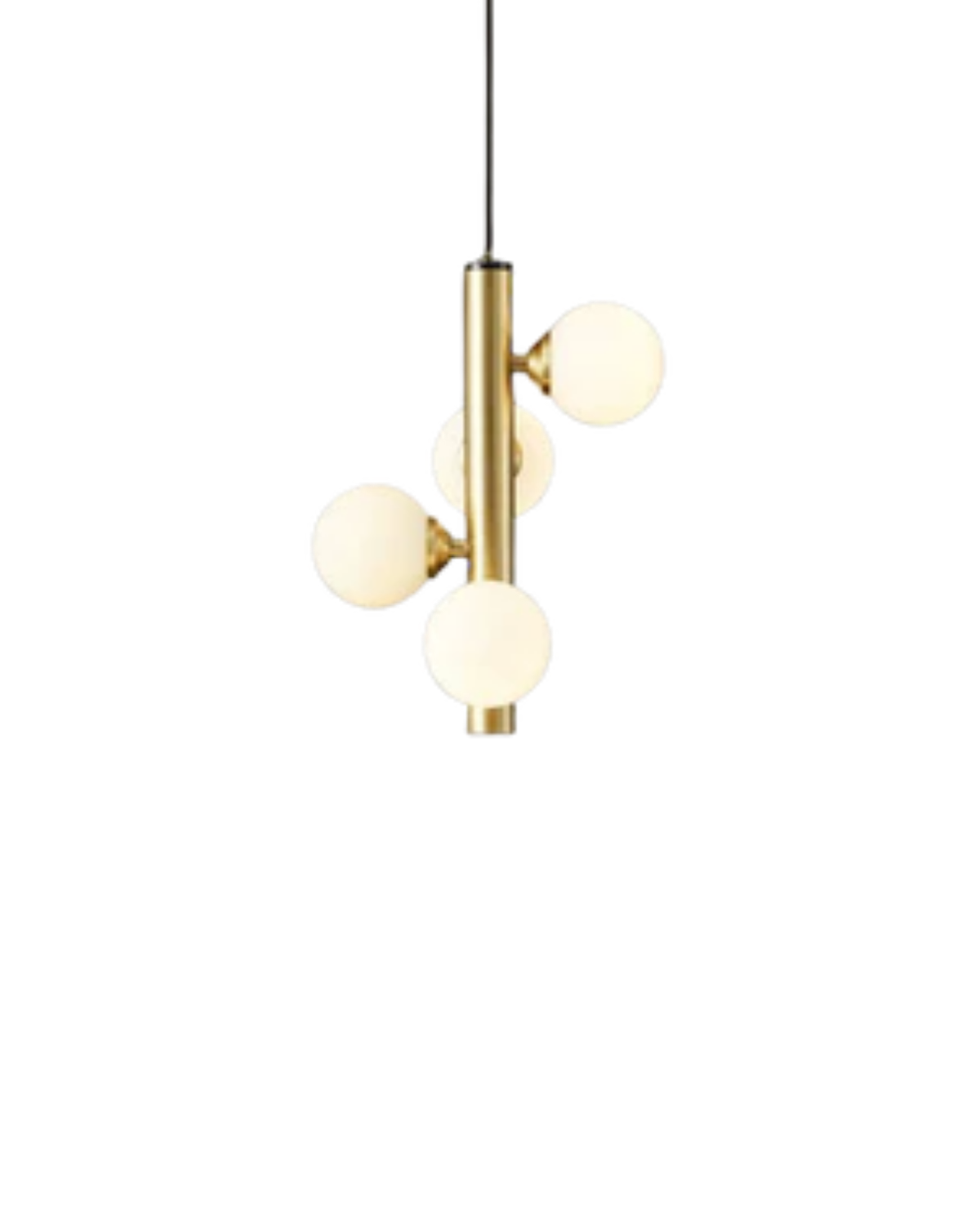 Industrial Sculptural Pendant Light — view 1