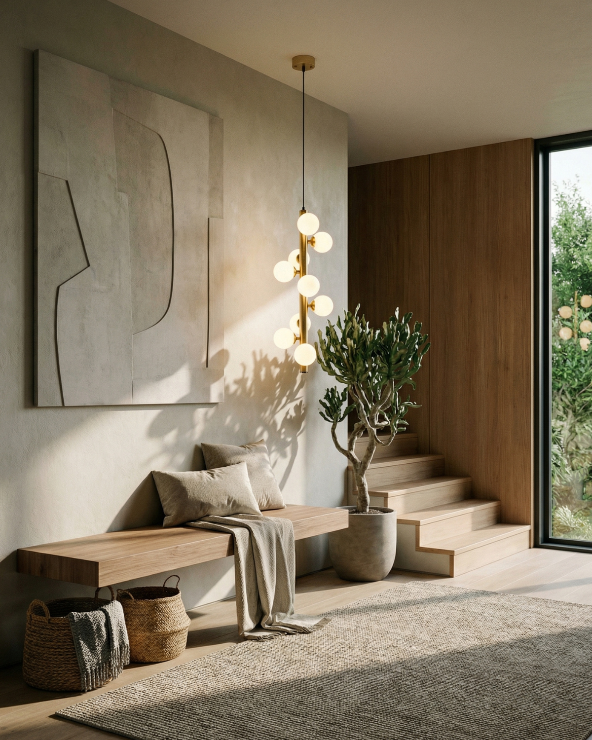 Industrial Sculptural Pendant Light — view 7