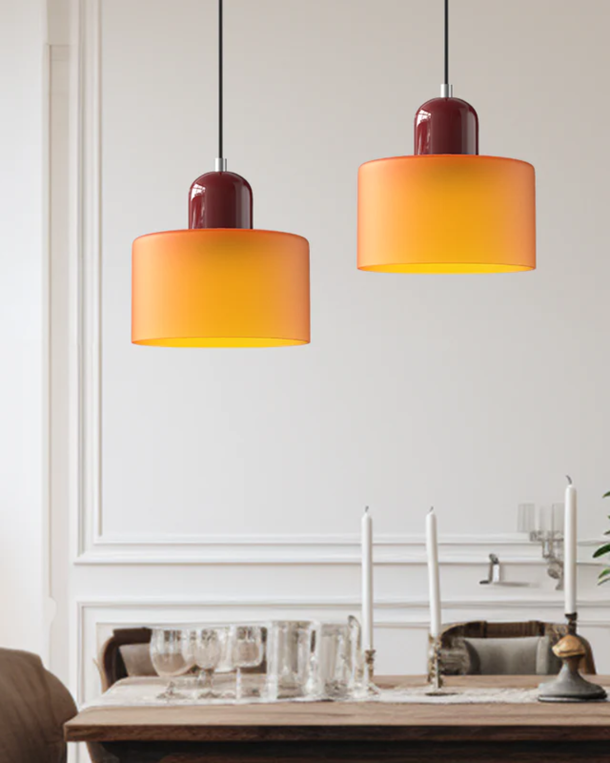 Japandi Glass Pendant Light — view 3