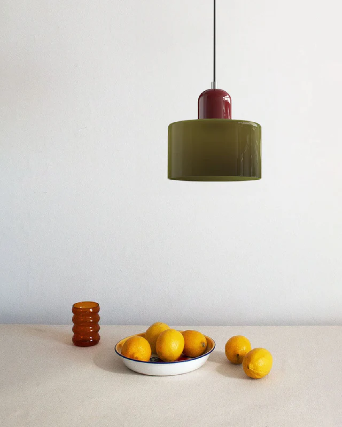 Japandi Glass Pendant Light — view 8