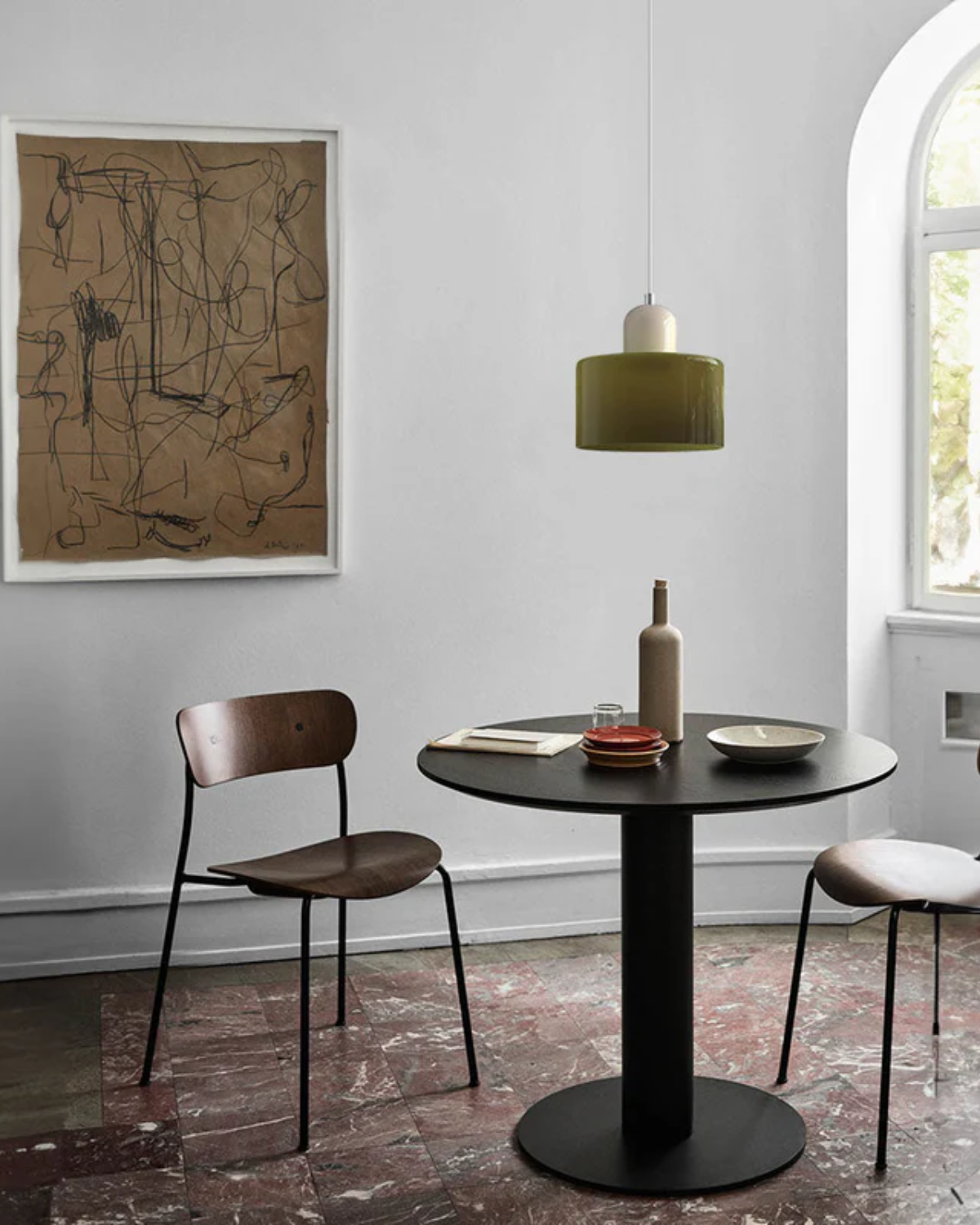 Japandi Glass Pendant Light — view 9