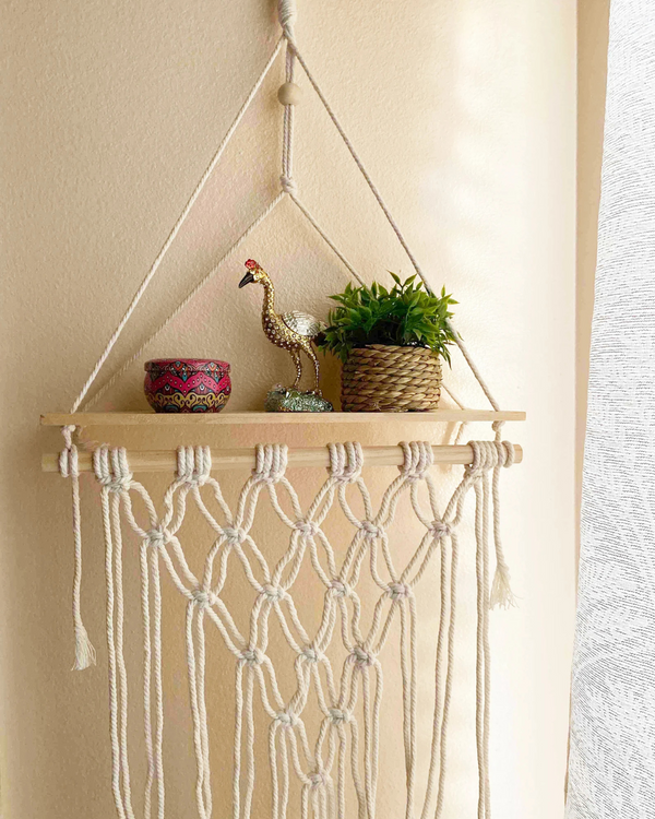Japandi Wooden Shelf — view 1