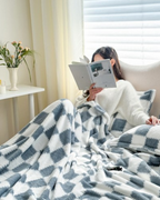 Mid-Century Linen-Shade Throw Blanket — view 17