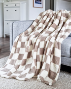 Mid-Century Linen-Shade Throw Blanket — view 9