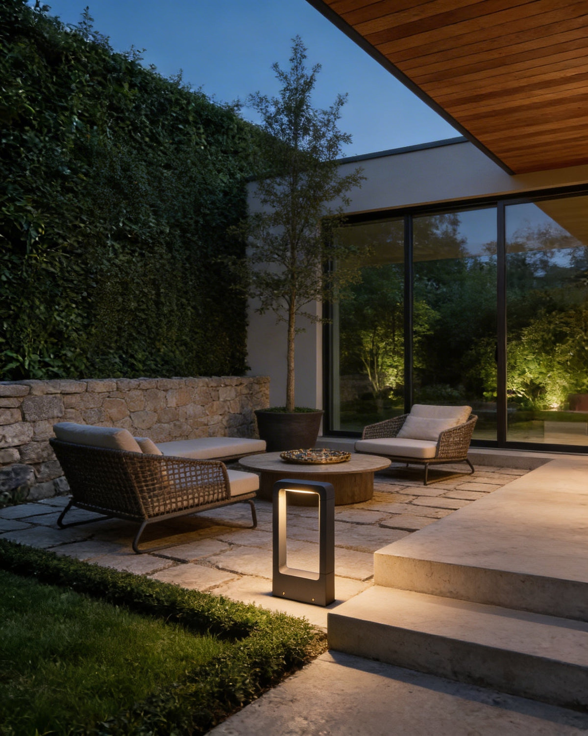 Mid-Century Sculptural Outdoor Light — view 9