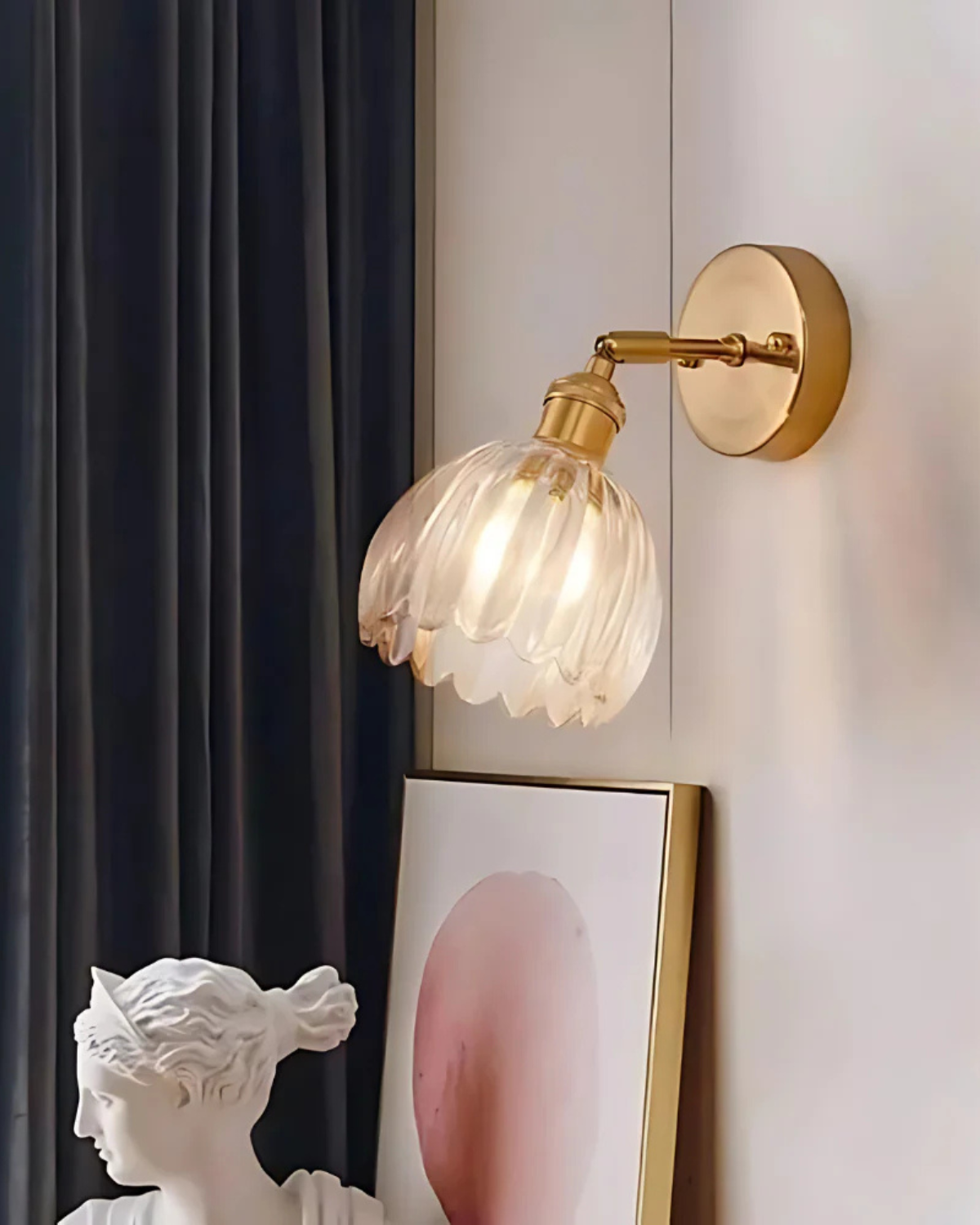 Minimalist Brass Table Lamp — view 10