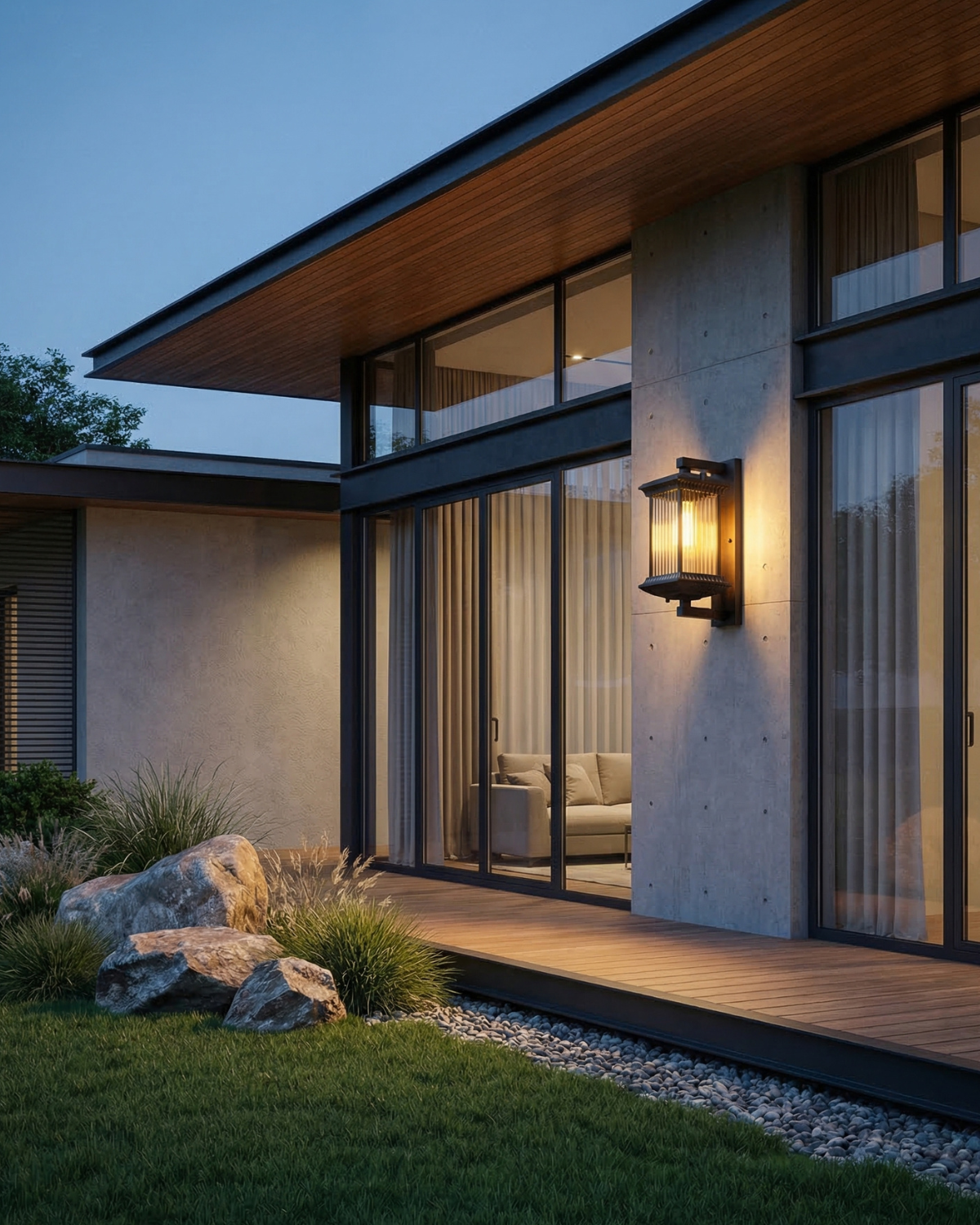 Minimalist Sculptural Outdoor Light — view 3
