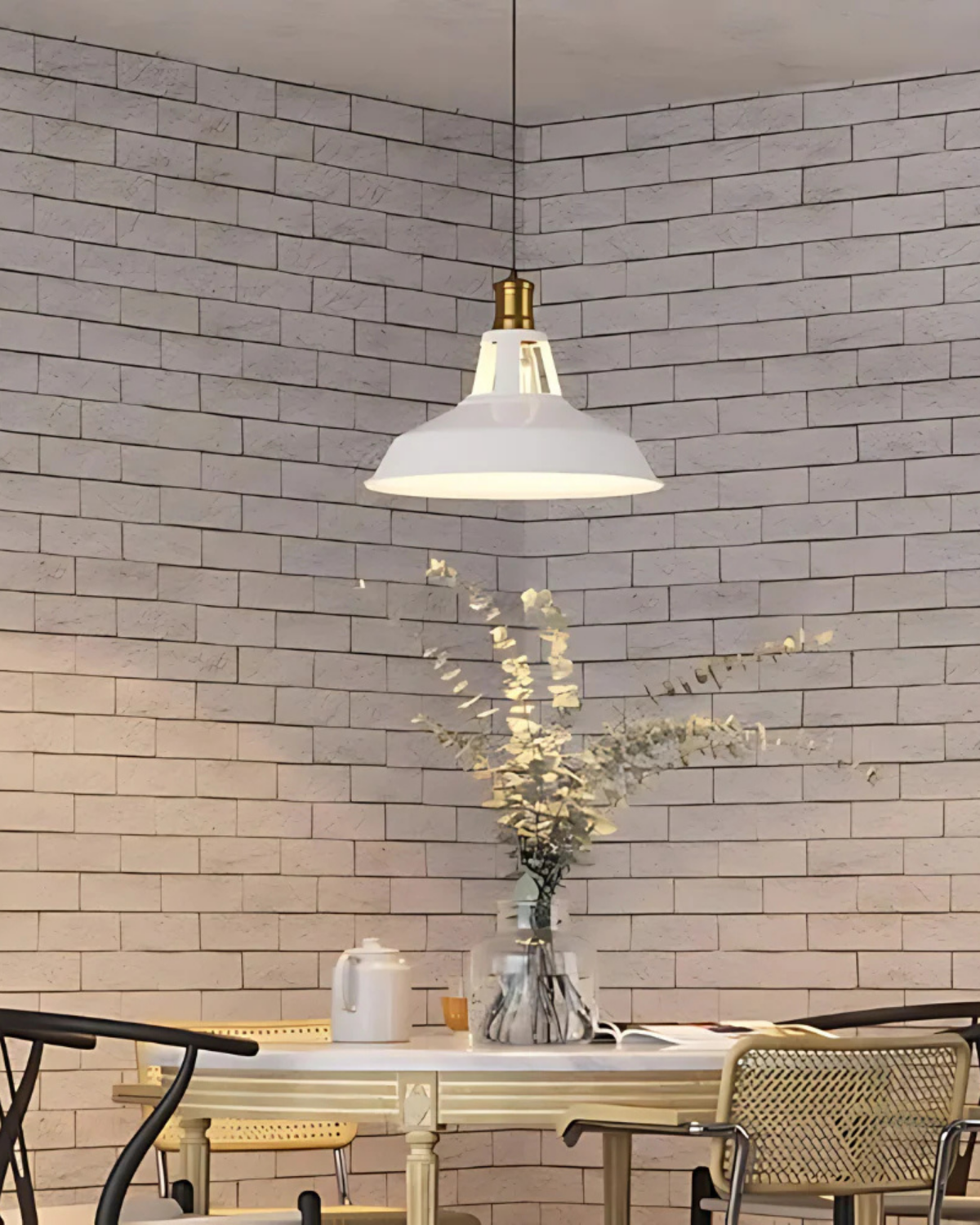 Modern Brass Pendant Light — view 20