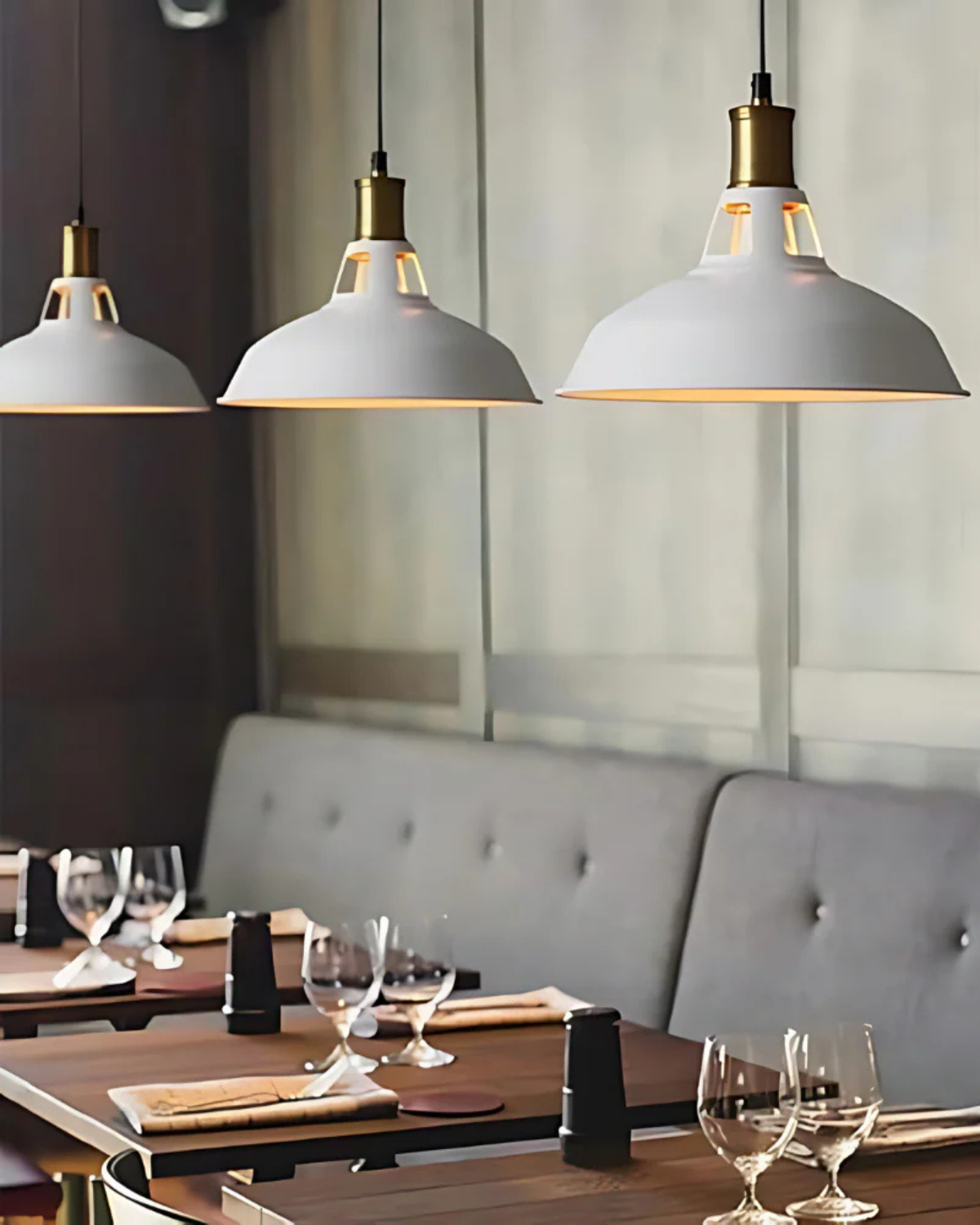 Modern Brass Pendant Light — view 23