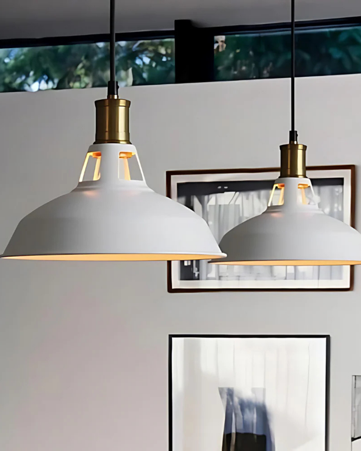 Modern Brass Pendant Light — view 25