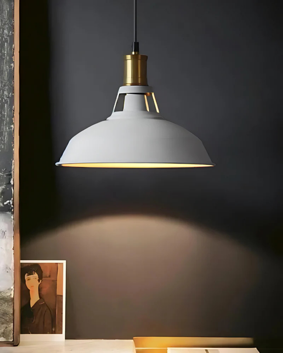 Modern Brass Pendant Light — view 28