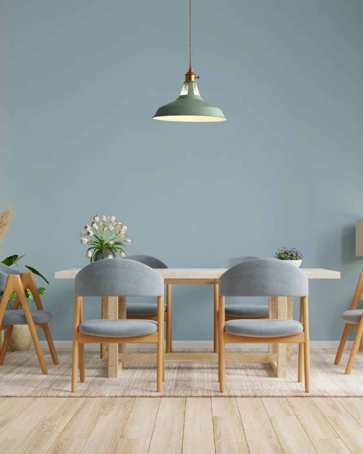 Modern Brass Pendant Light — view 3