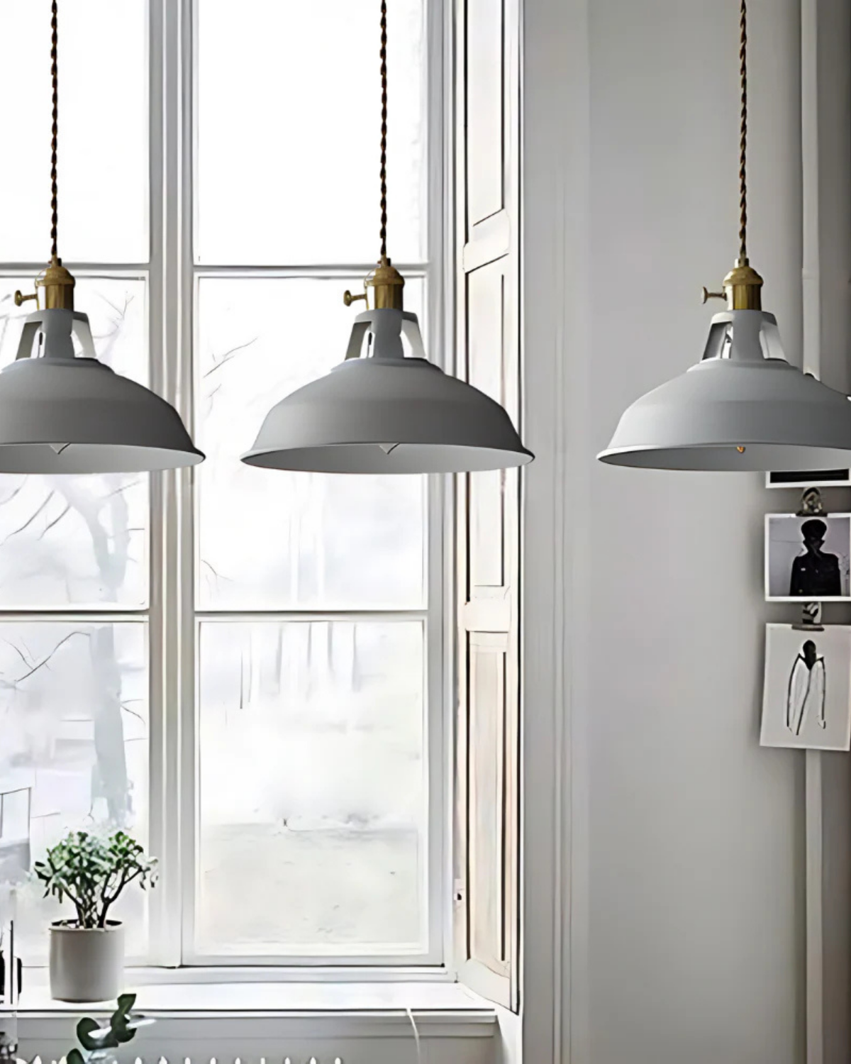 Modern Brass Pendant Light — view 31