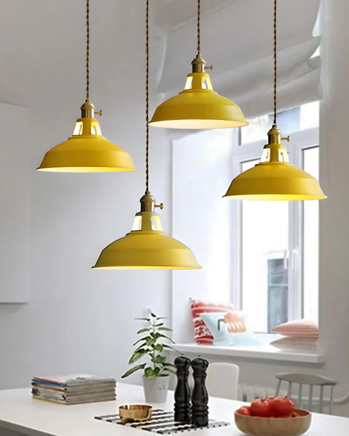 Modern Brass Pendant Light — view 48