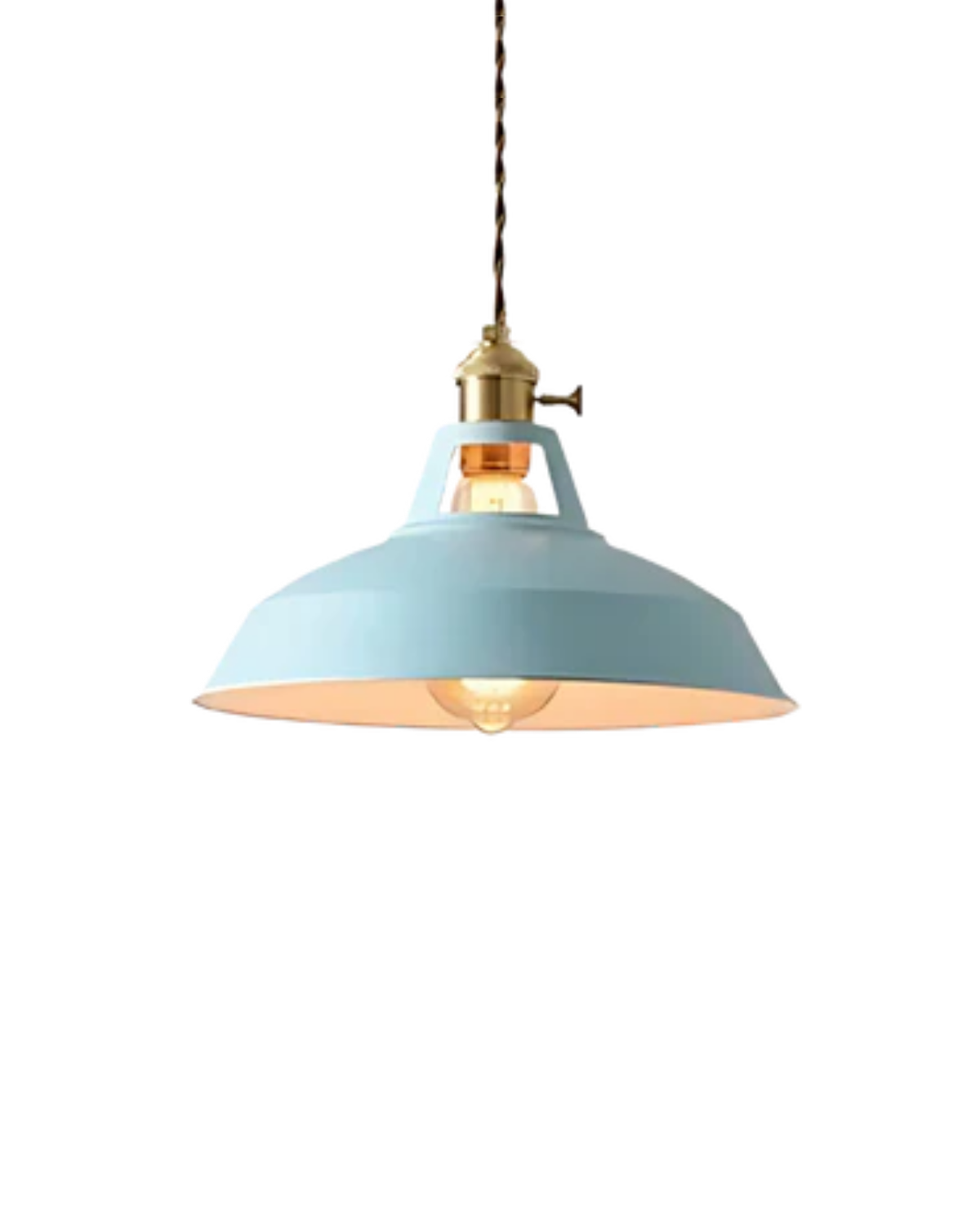Modern Brass Pendant Light — view 9