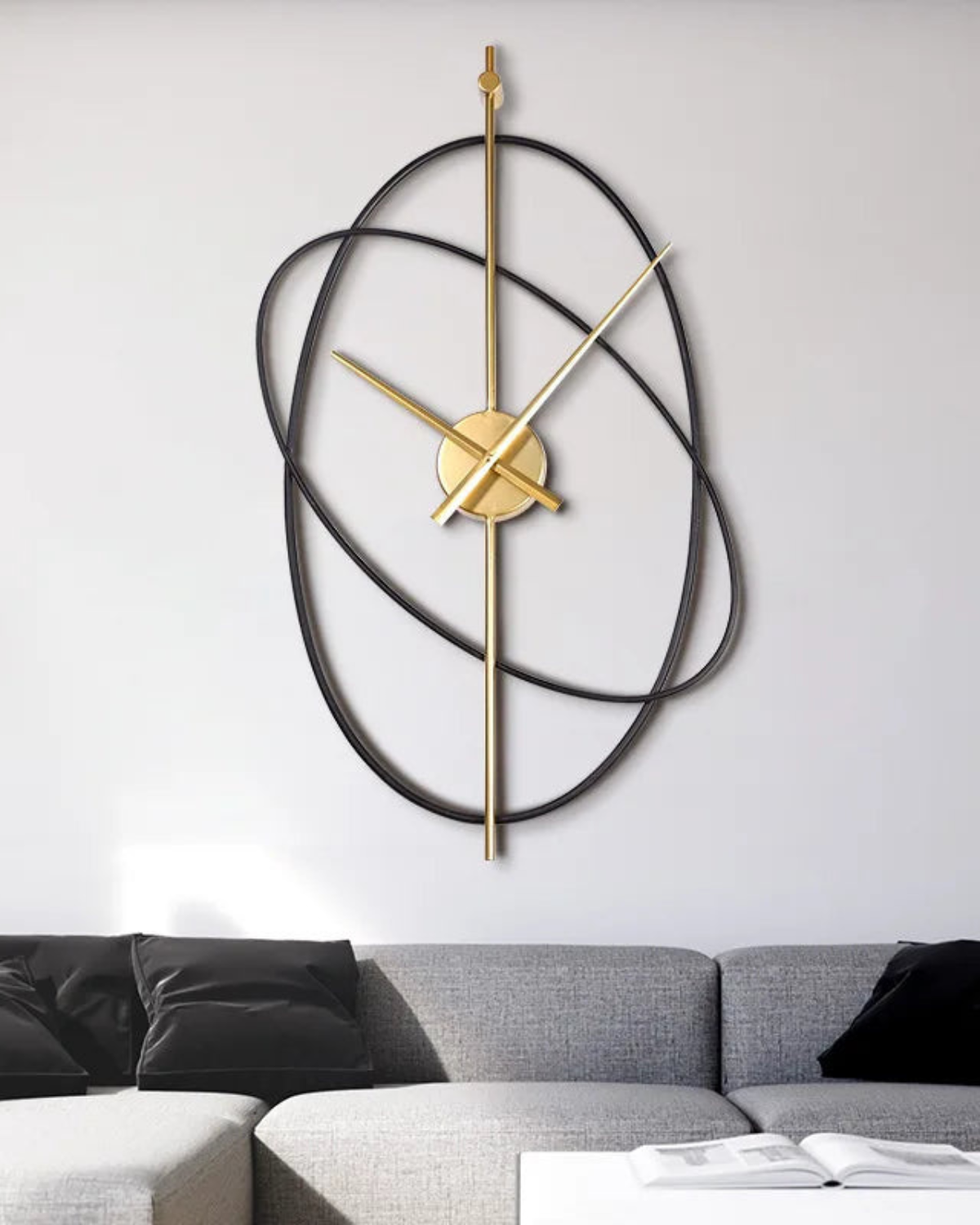 Modern Sculptural Clock — view 3