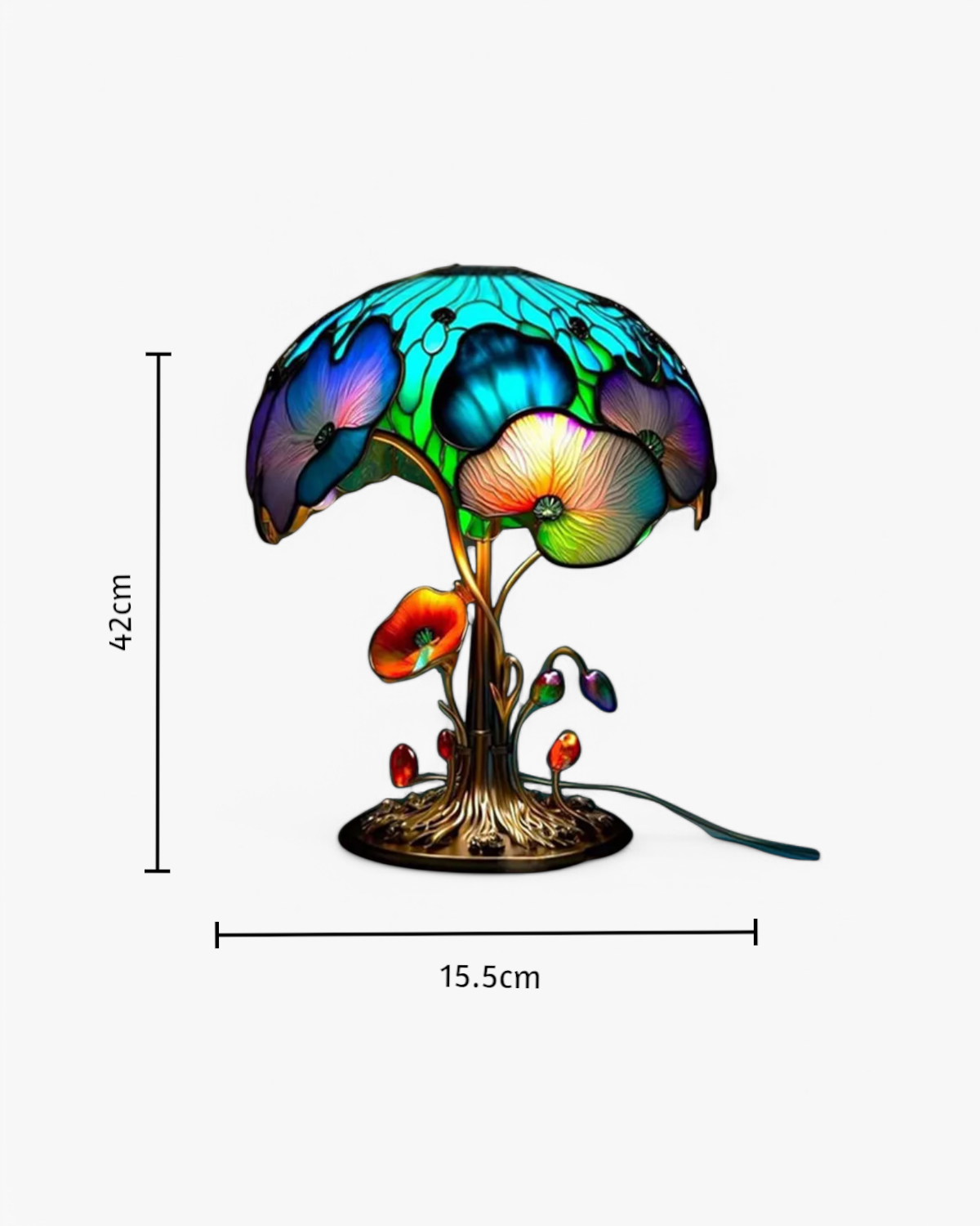 Modern Sculptural Table Lamp — view 12