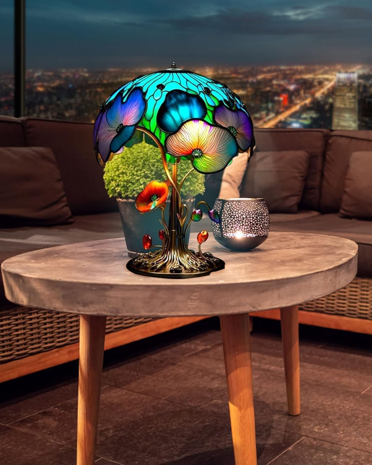 Modern Sculptural Table Lamp — view 9