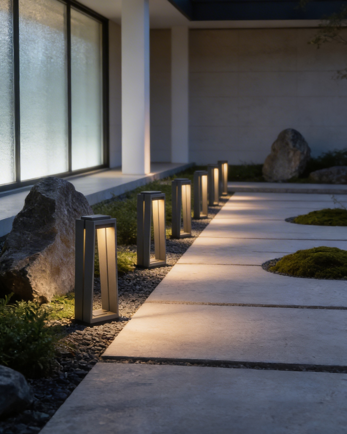 Scandinavian Sculptural Outdoor Light — view 4