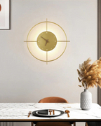 Sculptural Wooden Clock — view 2
