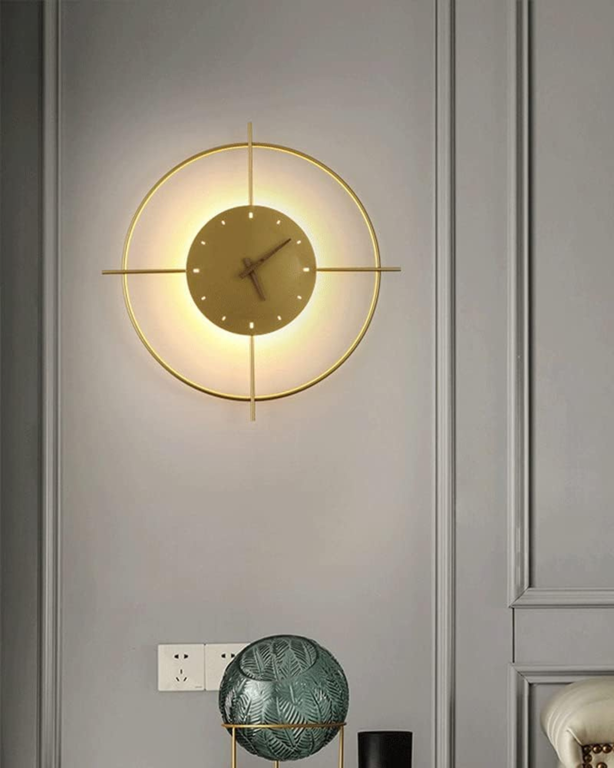 Sculptural Wooden Clock — view 8