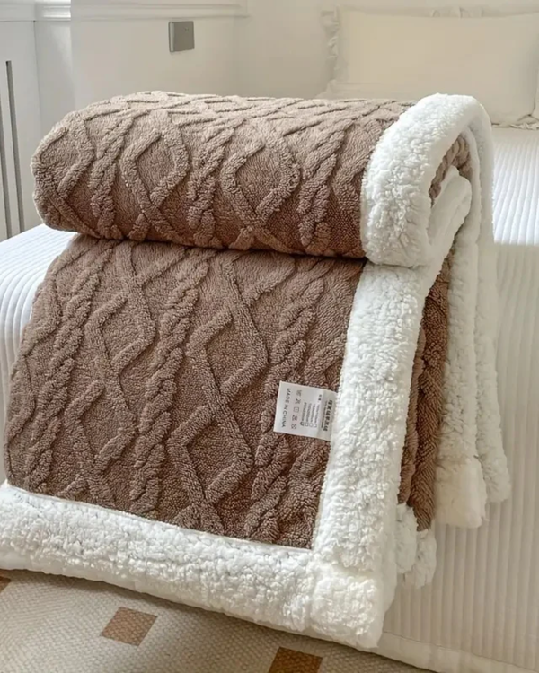 Studio Sculptural Throw Blanket — view 1